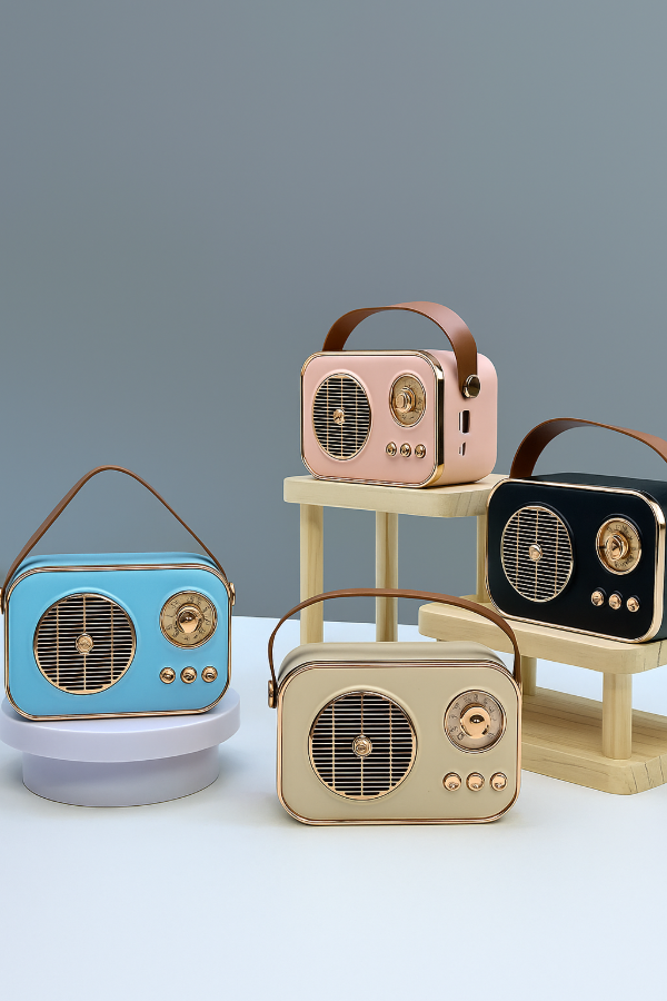 Producto - Parlante Bluetooth c/Radio Vintage M4
