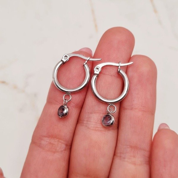 Producto - Aros Delfina Violeta