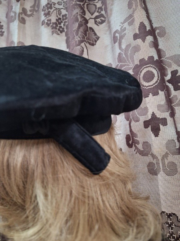 Producto - Gorra tipo Boina de Pana Negro - 1