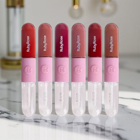 Producto - 2en1 GLOSS + LABIAL LÍQUIDO MATTE - RUBY ROSE