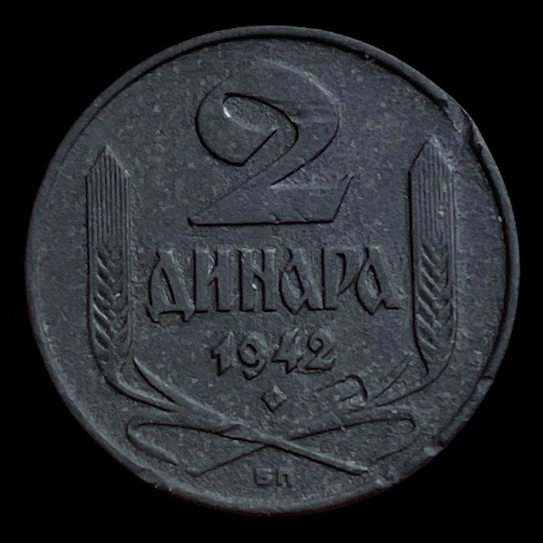Producto - Serbia 2 Dinara de 1942 - Ocupación Alemana WWII
