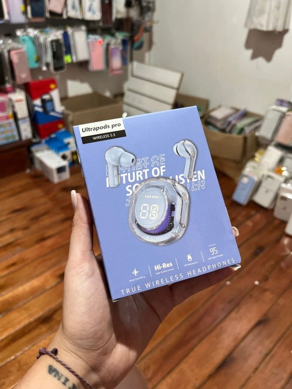 Producto - Auricular ultrapods pro celeste