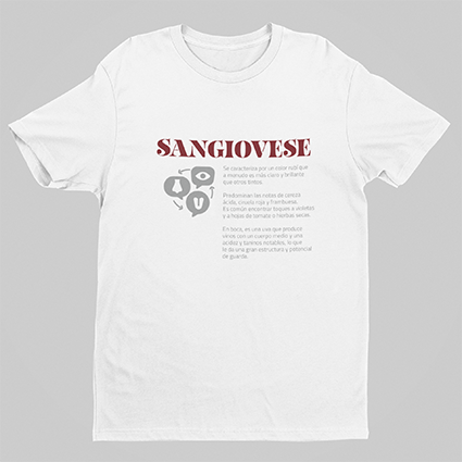 Producto - SANGIOVESE UNISEX (blanca/negra)