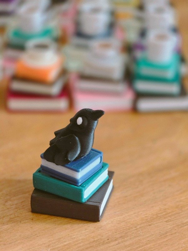 Producto - CLICKER GOTICO - LIBROS, CUERVO Y CALAVERA - 6