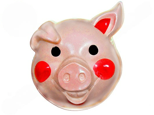 Producto - Careta chanchito máscara plastica