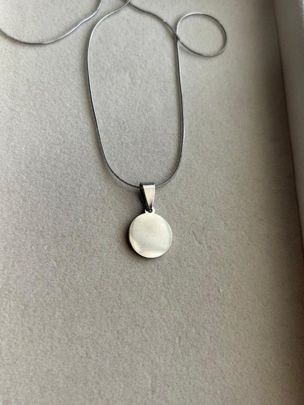 Producto - Collar Circulo 1,5cm PREMIUM personalizado - 1