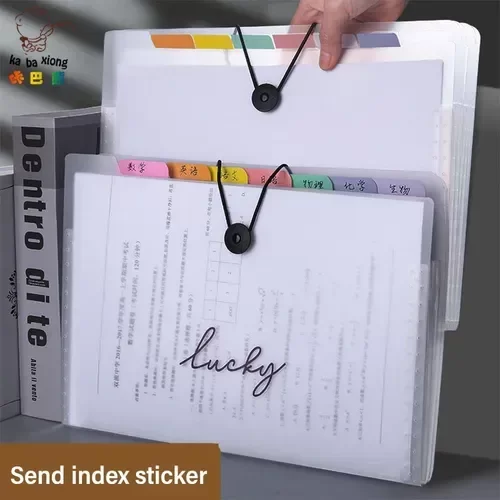 Producto - Archivador con divisorios de 5 y 12 espacios - Lucky