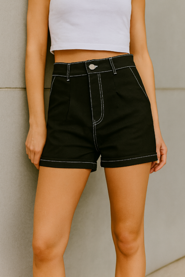 Producto - Short gabardina negro