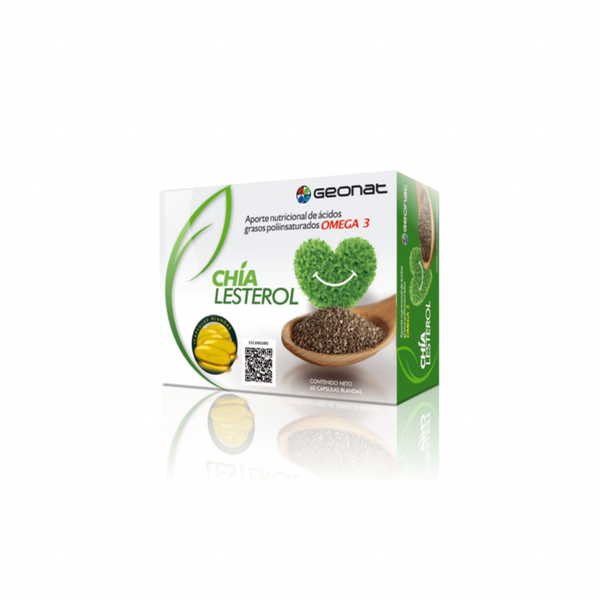Producto - Chia LESTEROL x 60 caps blandas Geonat