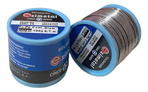 Producto - Estaño Eximetal  60/40 Soldadura Rollo 100gr