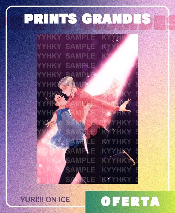 Producto - PRINT GRANDE - YURI ON ICE (Oferta)