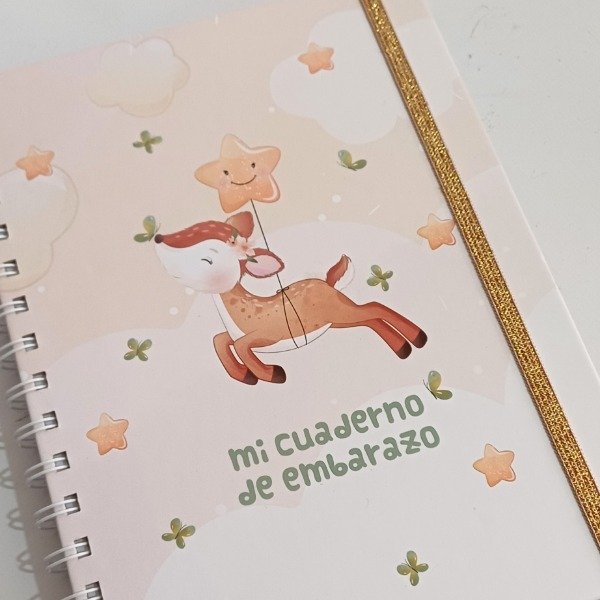 Producto - Cuaderno de embarazo: Ciervito beige - 0