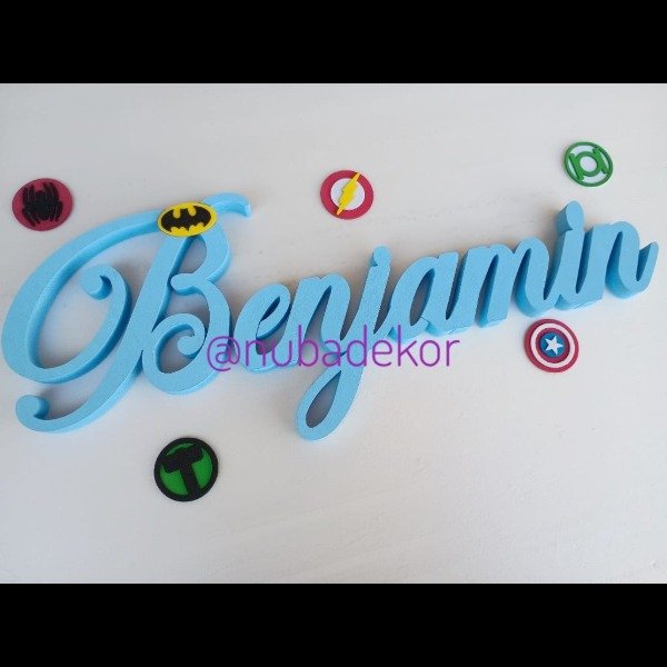 Producto - Nombre decorativo Benjamín