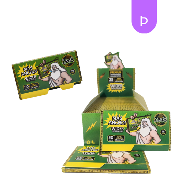 Producto - PAPEL CELULOSA MAS ANCHA X 50U ZEUS