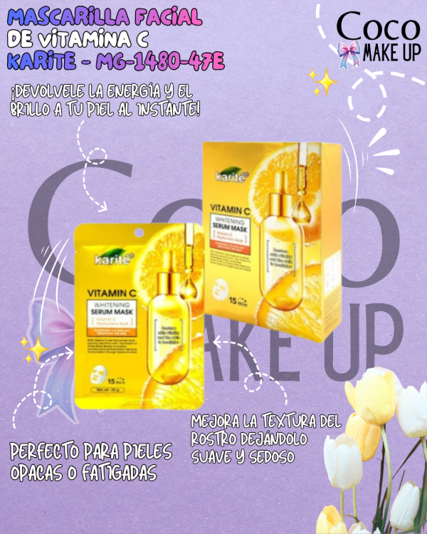 Producto - MASCARILLA FACIAL DE VITAMINA C - KARITE - MG-1480-47E