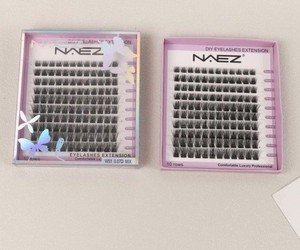 Producto - Pestañas En grupo 10 Filas Mix 8-14mm Modelo 1 - Naez