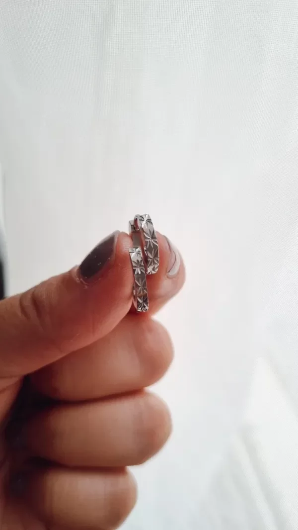 Producto - Argollitas cubanas con destellos Aq