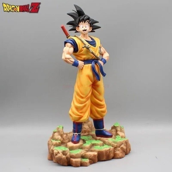 Producto - Figura diorama Goku con baculo (68cm) - Dragon Ball