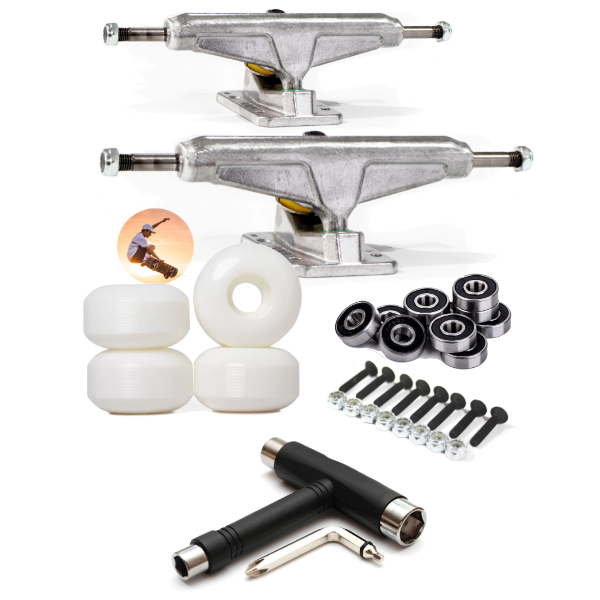 Producto - Combo Trucks Skate Dater Ruedas 53mm Rulemanes Abec 9 y Llave T - ENVIO GRATIS