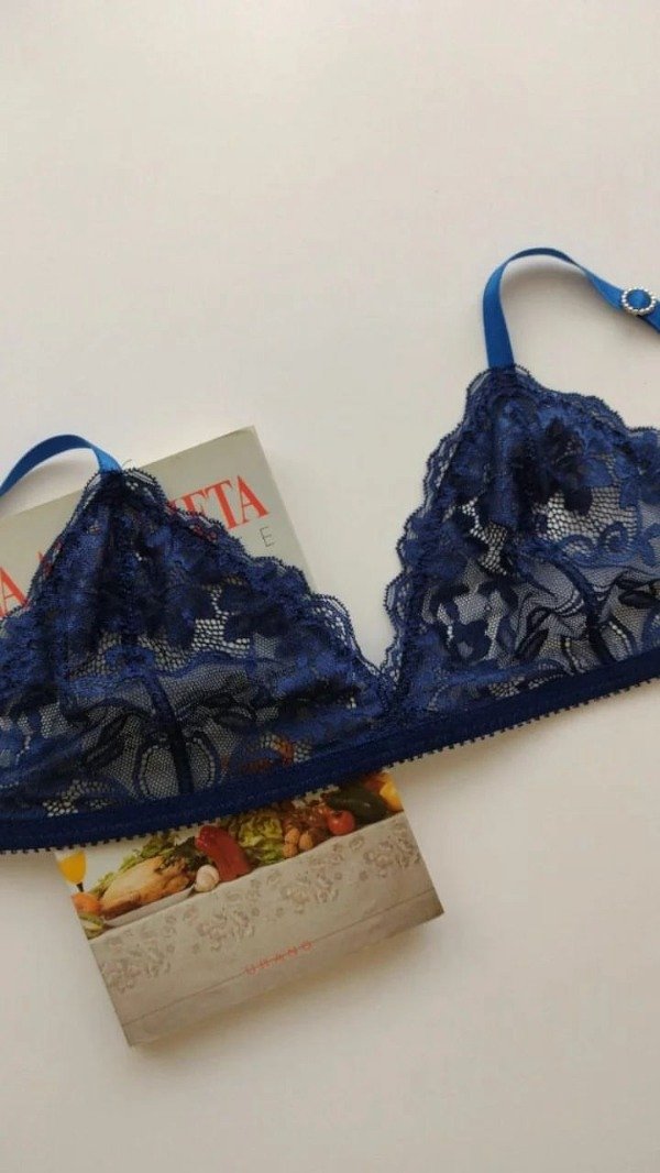 Producto - Corpiño Triangulito Azul Noche