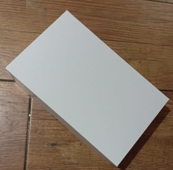 Producto - Caja Rectangular Chica de Cartulina Americana blanca 24x15x5.5 cm x15 unid.