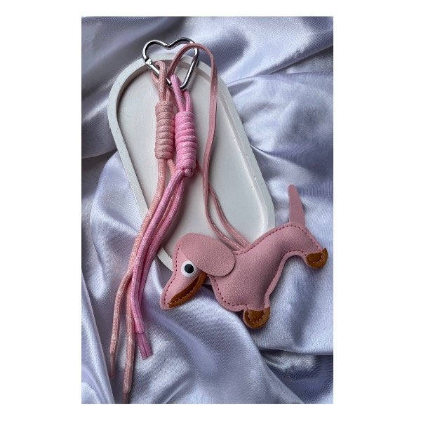 Producto - Llavero salchi rosa