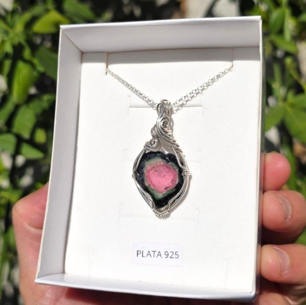 Producto - TURMALINA SANDIA- PLATA 925 - 1