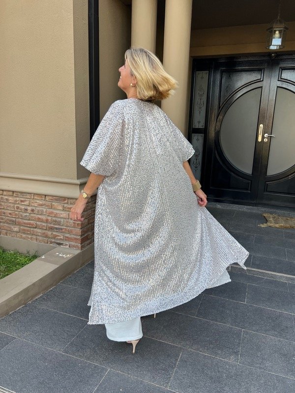 Producto - Kimono largo lentejuelas