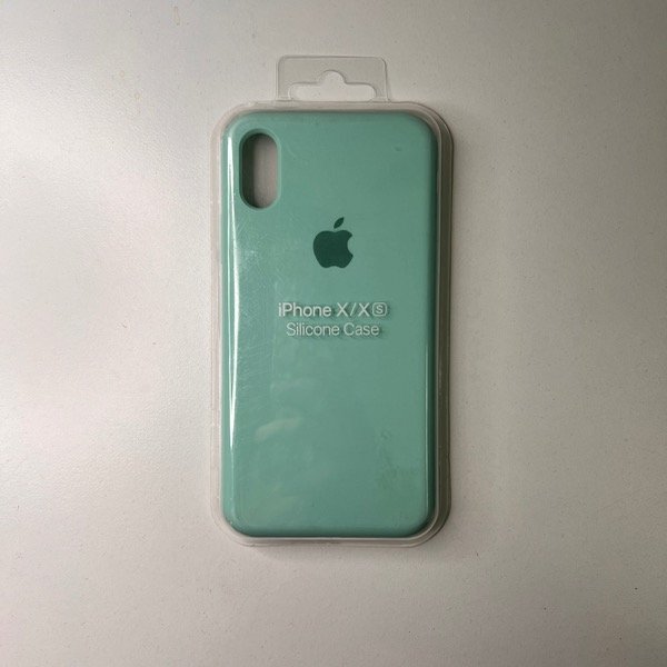 Producto - Funda silicona con logo X-XS verde agua