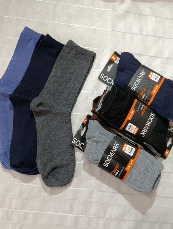 Producto - x6 - MEDIAS DE VESTIR LISA SOCKMAR
