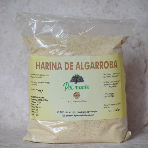 Producto - Harina de algarroba - 500g - Paciencia del monte