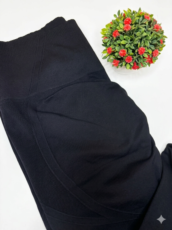 Producto - Calza Larga Seamless Premium Con Frunce - 2