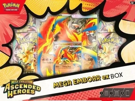 Producto - Ascended Heroes Mega Emboar ex Box