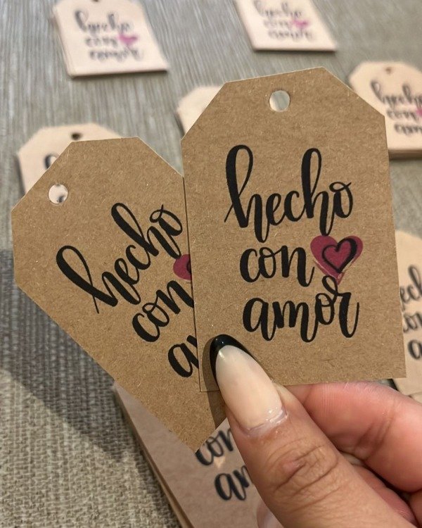 Producto - Pack Tags Kraft