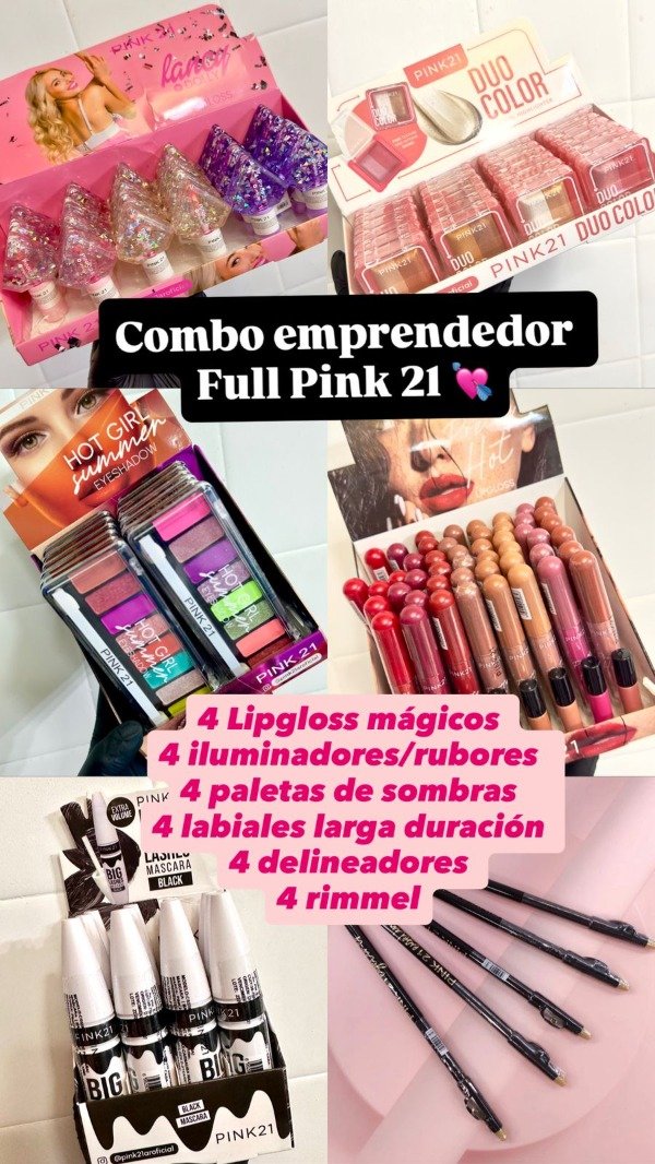Producto - Combo emprendedor full Pink 21
