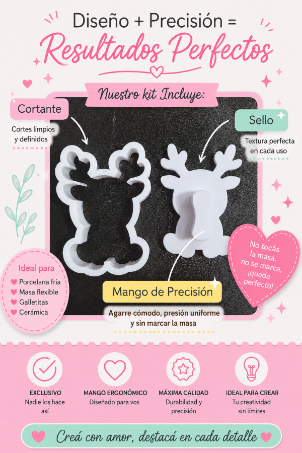 Producto - RENO DULCE CORTANTE Y SELLO 3D  CYSNV02 - 4