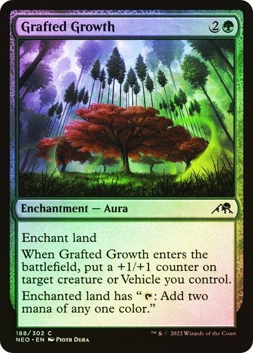 Producto - Grafted Growth #188 Foil  Kamigawa: Neon Dynasty