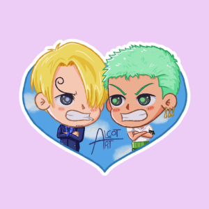 Producto - Stickers en Vinilo - One Piece - ZoSan