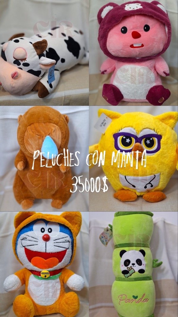 Producto - Peluches con mantas