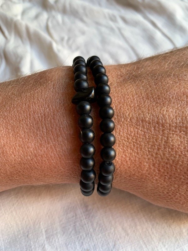 Producto - Pulsera hombre (onix opaco)