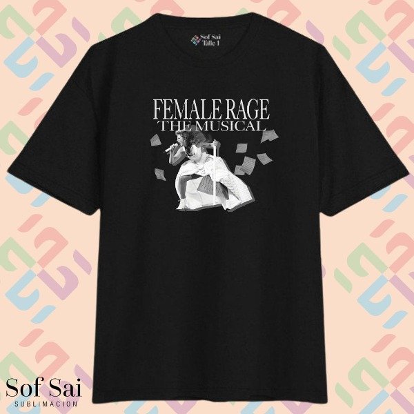 Remera female rage