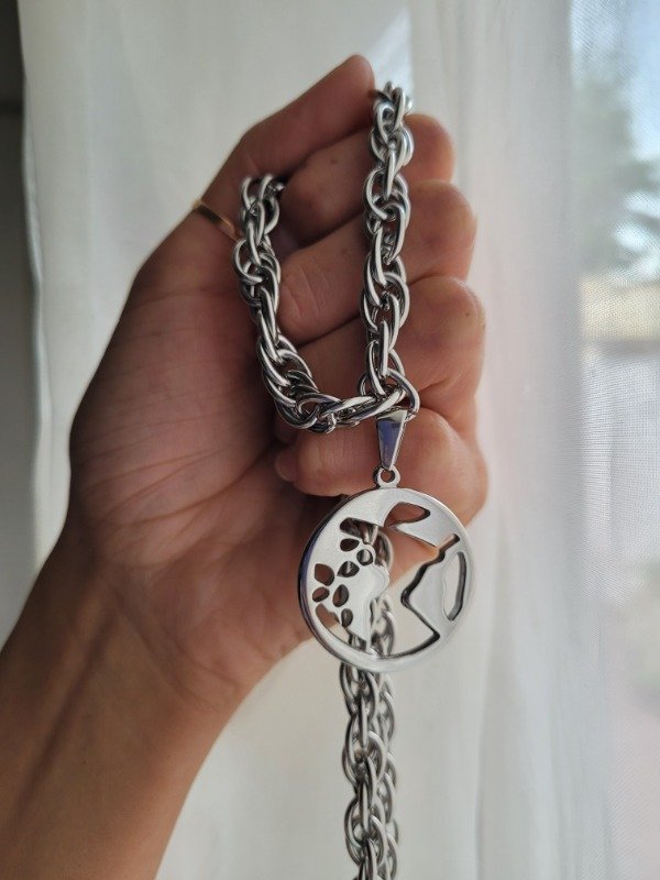 Producto - Gragantilla mundito con cadena XL - AQ
