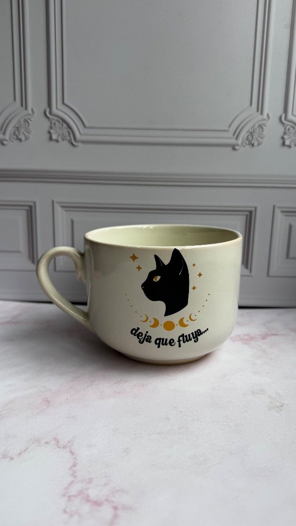 Producto - Tazon vainilla 600cc - GATITO NEGRO