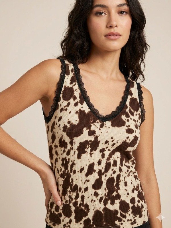 Producto - Musculosa V VALERIA - MANCHAS