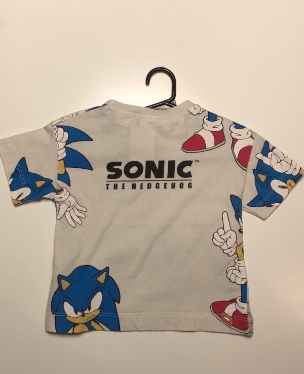 Producto - Remera Manga Corta Sonic Zara 9 Meses - 2