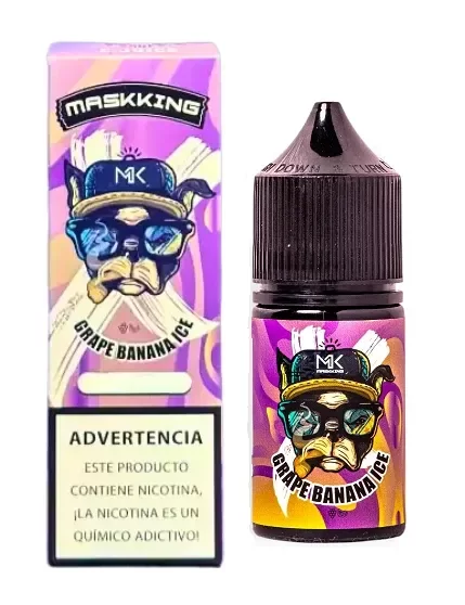 Producto - MASKKING Salt Nic. (grape banana ice) 30ml.