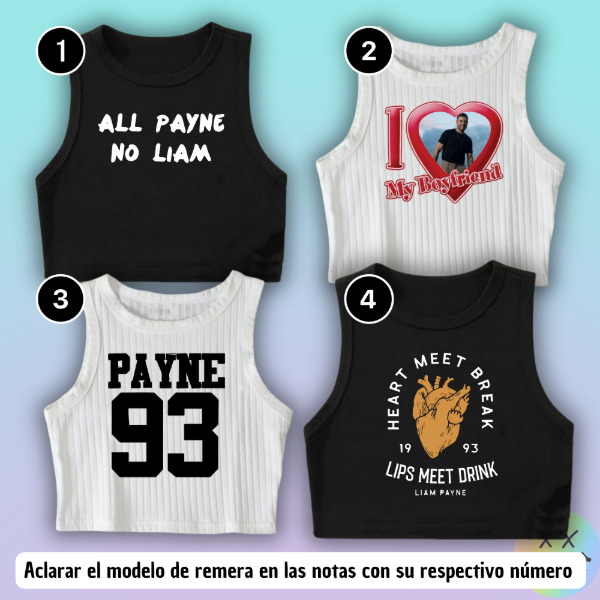 Producto - Musculosas Liam Payne #1