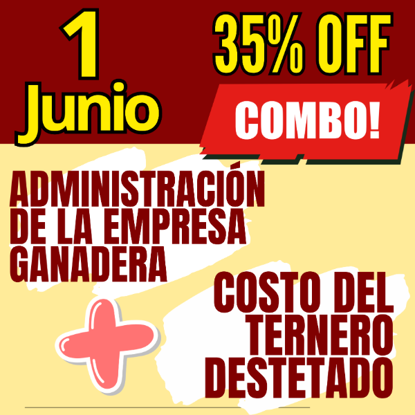 Producto - COMBO 2 CURSOS: Administración Ganadera + Costo del Ternero