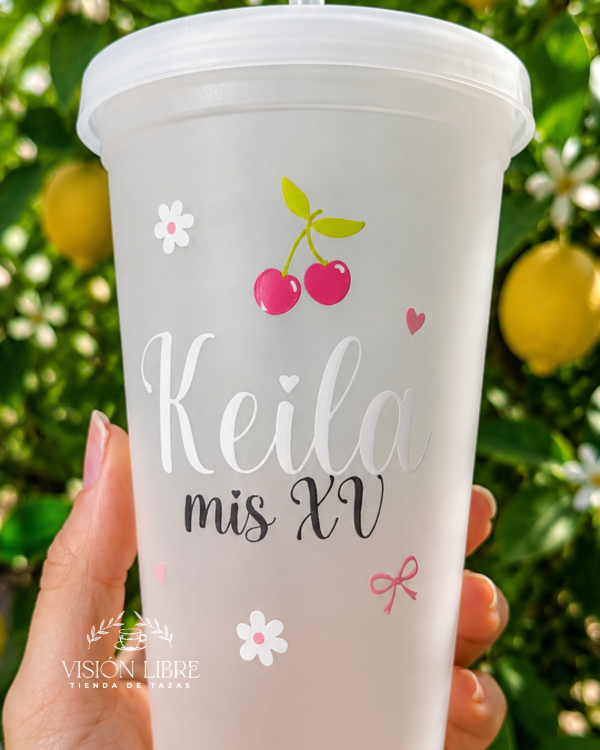 Producto - Vasos Transparentes personalizados x10u - 1