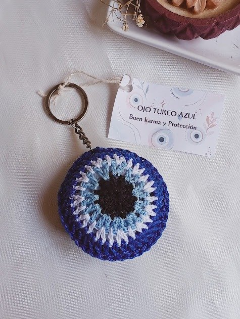 Producto - Llaveros ojo turco azul - 0
